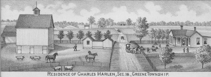 picture of residence of Charles Harlen