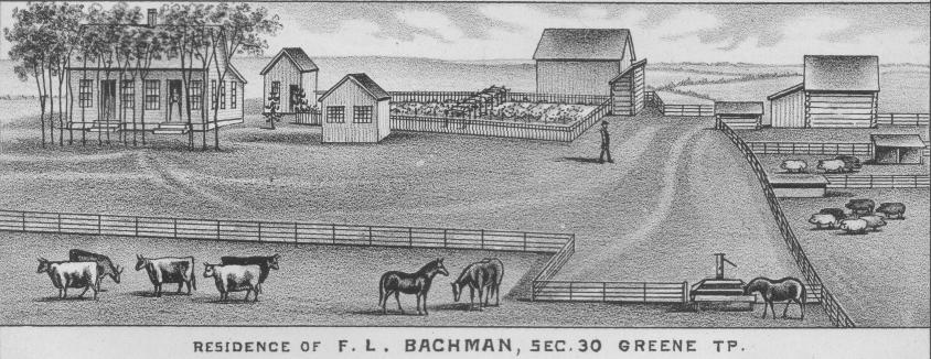 picture of residence of F. L. Bachman