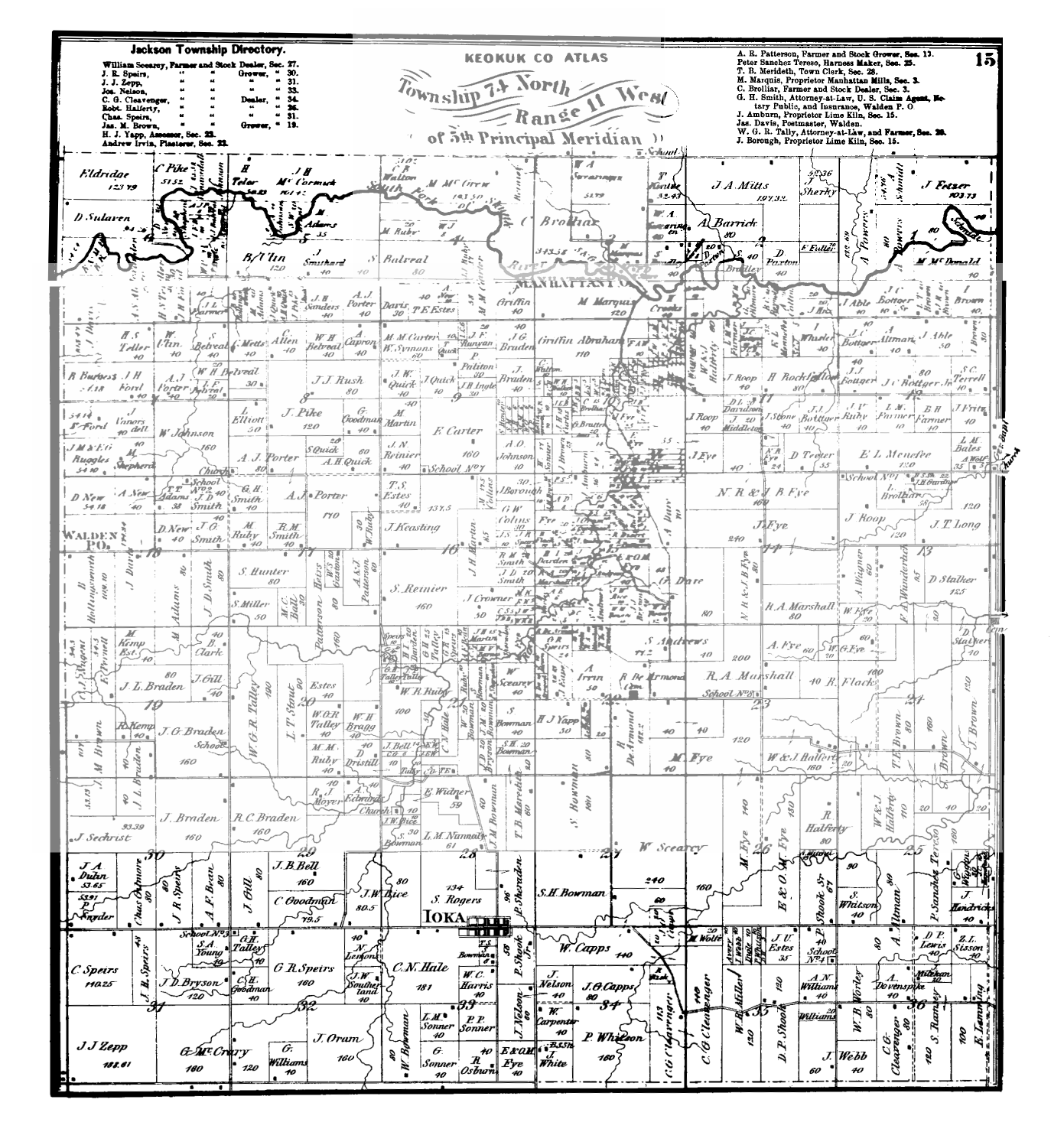 Johnson County Iowa Plat Map