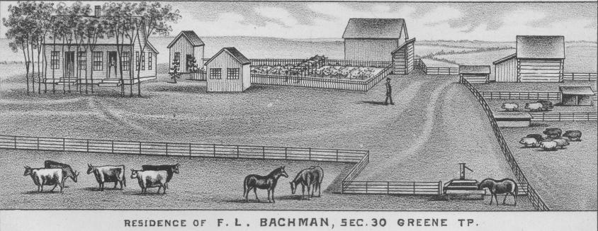 picture of residence of F. L. Bachman